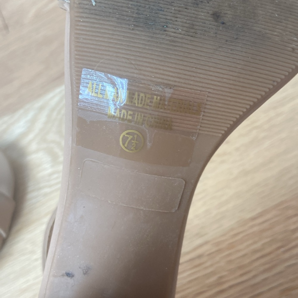 Light Beige Heels - Picture 8 of 8